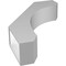 Ekena Millwork 6-in. W x 24-in. D x 36-in. H Legacy Architectural Grade PVC Knee Brace BRCP06X24X36LEC - alternate 5